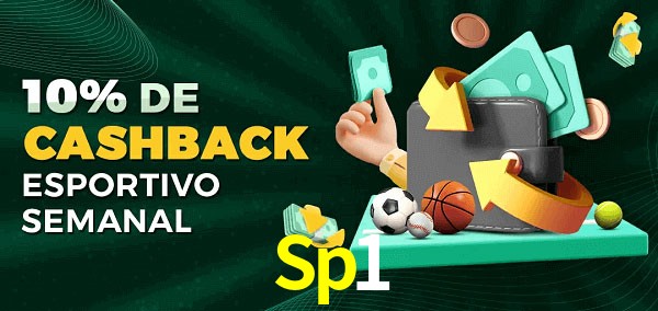 10% de bônus de cashback na Sp1
